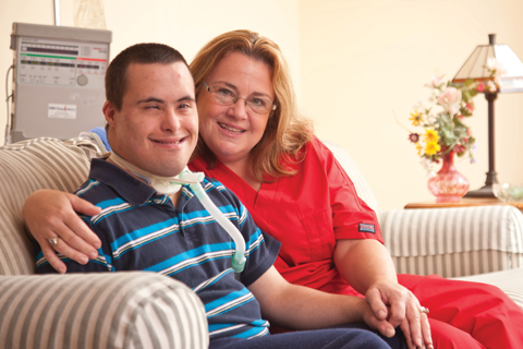 photo Christopher with Marjorie